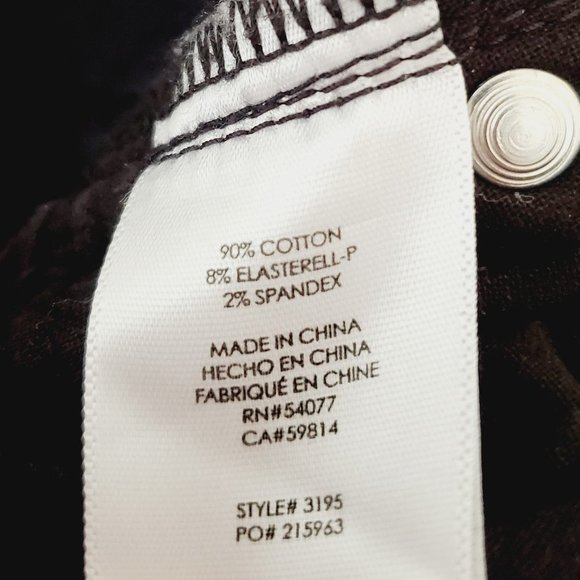 CABI Navy Floral Print Skinny Jeans - Picture 9 of 12